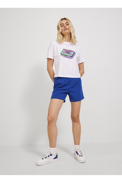 Regular Waist Regular Turquoise Women's Shorts 12213169