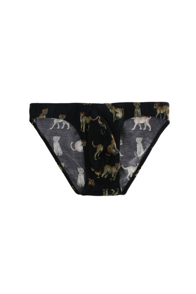 Men's Classic Cheetah Patterned Slip Dzn6486