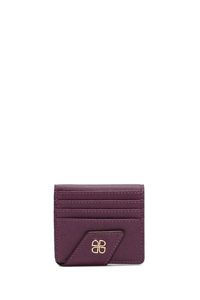 Women's Purple Card Holder 000A2D5101Cv