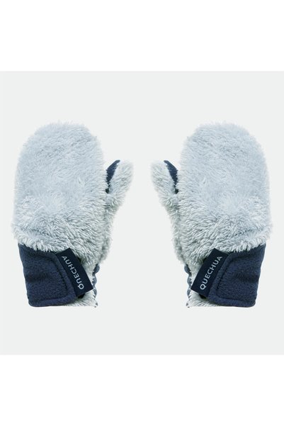 Quechua Kids Outdoor Single Finger Gloves - Blue - 18 Months/4 Years - Hike100