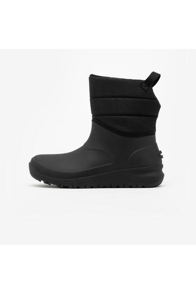 Quechua Women's Outdoor Snow Boots - Waterproof - Black - Nh100 Mid