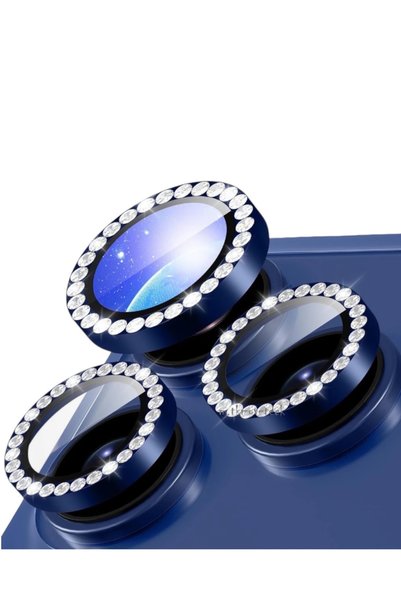 iPhone 17 Pro - 17 Pro Max Compatible Shiny Stone Camera Lens Protector