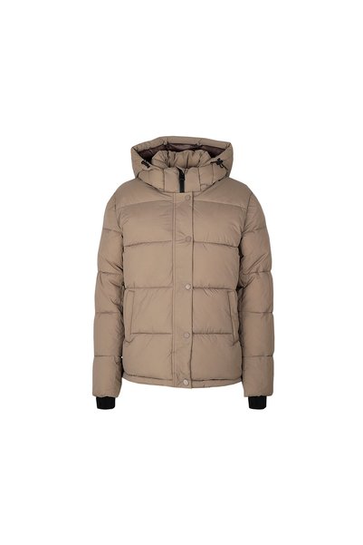 Onlann Premium Puffer Women's Casual Jacket 15287909-WALNUT Brown