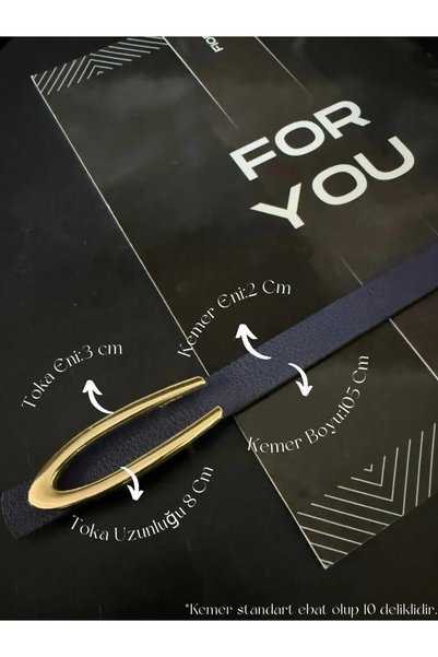 Long Buckle Slim Women's Belt, Coat Belt, Shirt Belt, Dress Belt