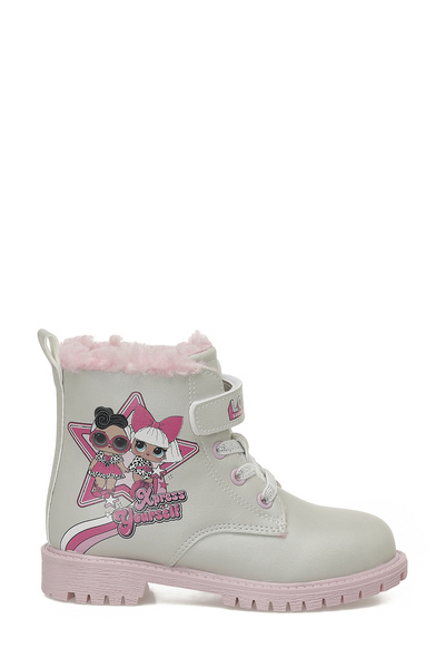 Cespa.P5Pr Silver Girl's Worker Boots