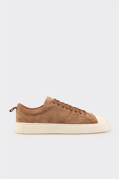 Camel Leather Men's Casual Shoes