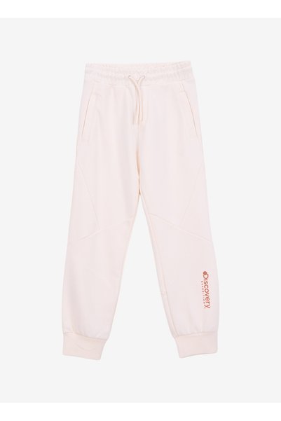 Elastic Leg Cream Boys' Sweatpants D5Wb-Ea3051