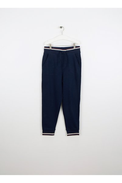 Elastic Leg Navy Blue Boys' Sweatpants 32N4Cf06E