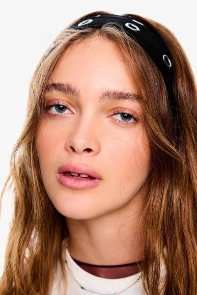 2-piece stapled hair band
