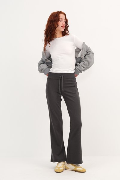 Elastic Waist Sweatpants Eşf12118