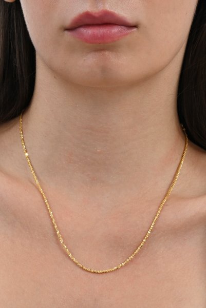 925 Sterling Silver Gold Gilded Stella Rocco Laser Cut Italian Rope Chain Sgtl13103Gold