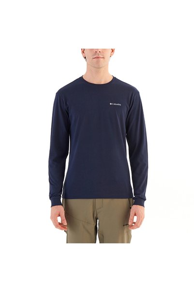 Cs0354 csc m basic sm logo ls tee pfg navy blue