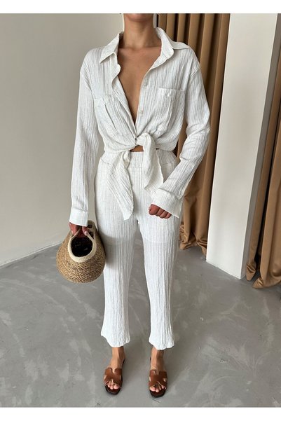 Natural Gofre Bottom-Top Set