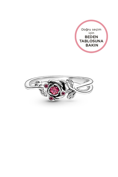 Disney Beauty and the Beast Rose Motif Ring