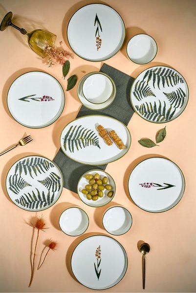 Sekoya 13-Piece Handmade Premium Breakfast Set - Breakfast Set for 6 People