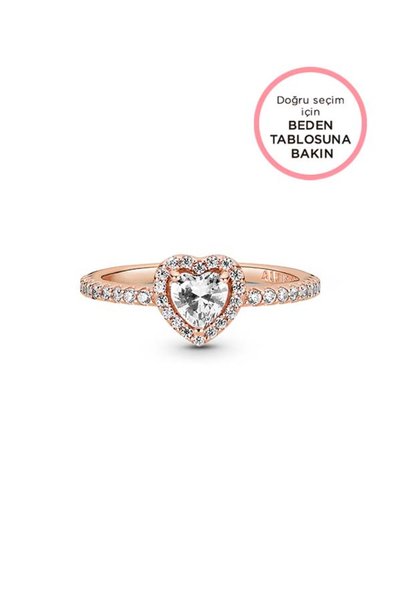 Sparkle Elevated Heart Ring