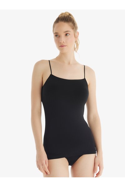 Women's Strappy Undershirt 1628 - Black