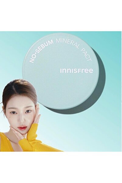 İnnisfree- No Sebum Mineral Pact(сув шампон-контрола на маснотии на лицето)(UçanFil)