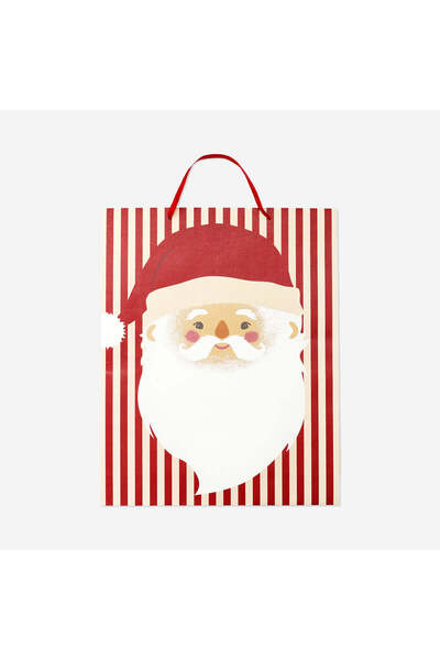 Santa Claus Patterned Gift Bag