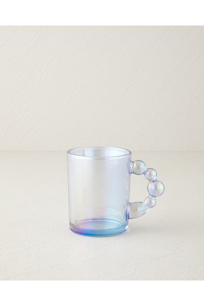 Balloons Glass Mug 340 ml Blue