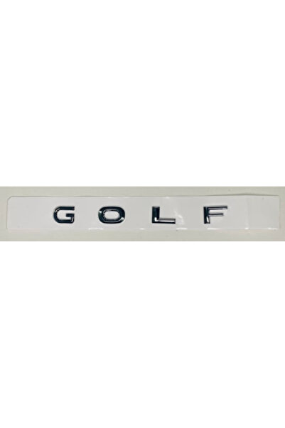 " GOLF " ХРОМИРАН НАТПИС ЗА БАГАЖНИК КОМПАТИБИЛЕН СО GOLF 2021>