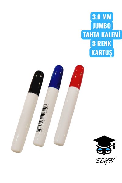 3.0 mm Jumbo Board Pen with Push-Pull Replaceable Cartridge Wri̇tech Extra Thick Nib