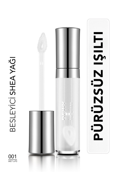 Dewy Lip Glaze хидратантен полутранспарентен сјај за усни - 001 WET LIPS