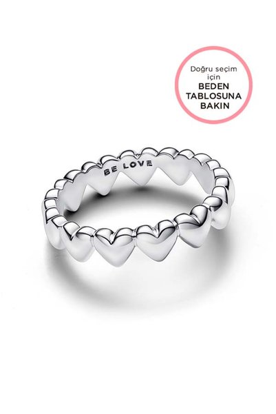 Horizontal Heart Array Ring