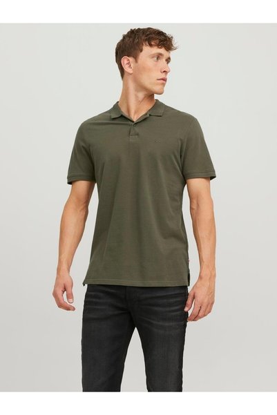 Jjebasic polo ss noos olive