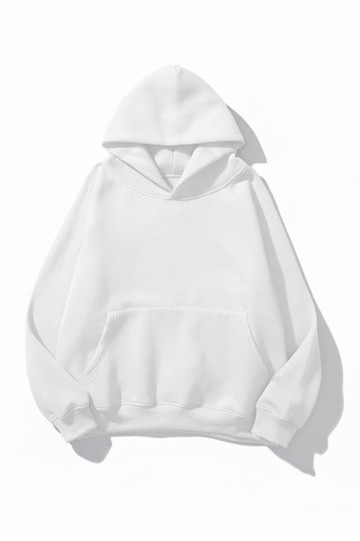 Unisex Soft Textured Plain 3 Thread Oversize Sweatshirt – Simple and Modern Look