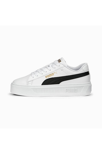 Smash Platform V3 Women's Casual Sneakers 390758-04 White-Syh