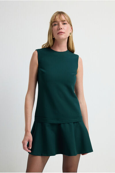 Green Straight Dress