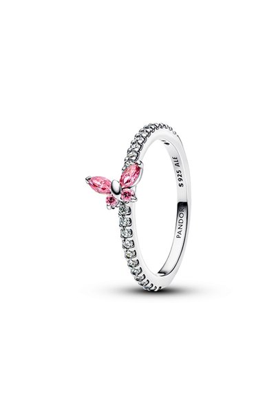 Sparkling Butterfly Ring