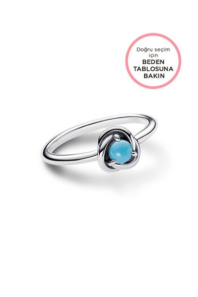 Turquoise Infinite Hoop Ring