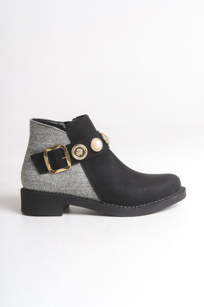 Vynorela Women's Boots 0012402 Black Straw