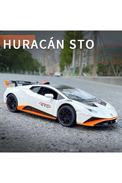 1:24 Lamborghini Huracan STO модел на автомобил со врати што се отвораат, Lamborghini модел
