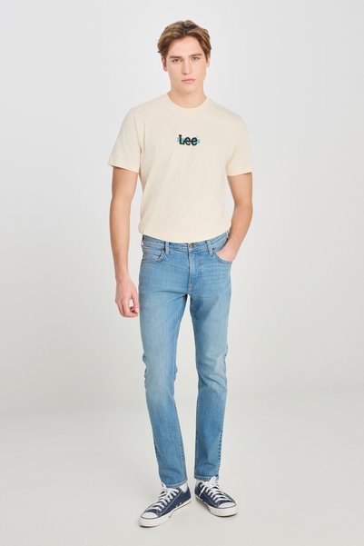 Luke Normal Waist Narrow Leg Cotton Stretch Men's Denim Pants L71900057318