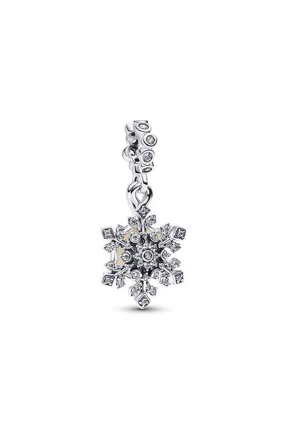 Shining Snowflake Double Dangle Charm