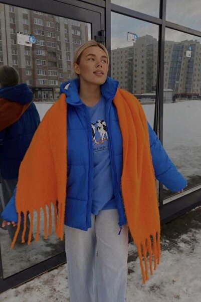 Alessa шал со мека текстура за преку рамо
