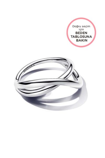 Natural Shaped Infinity Ring