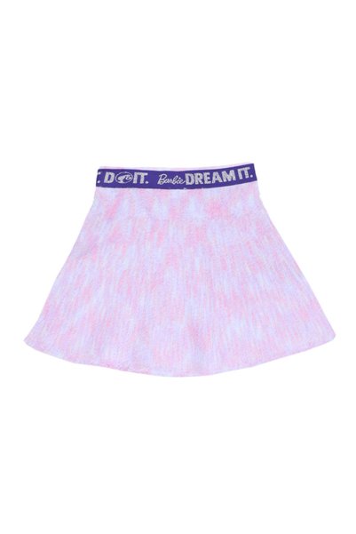 Elastic Waist Regular Multi-Colored Plain Short Girls Skirt Brb5Wg-Etk6099