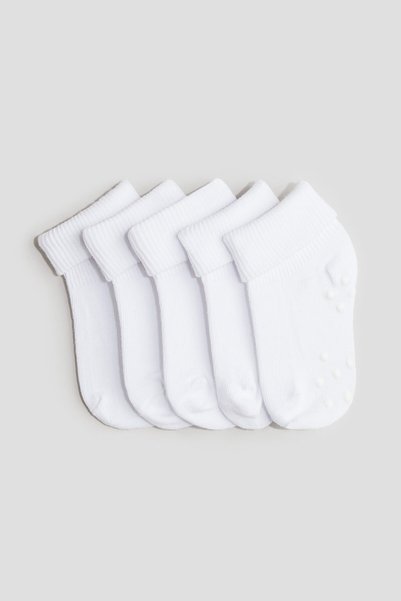 5-Piece Anti-Slip Protected Socks