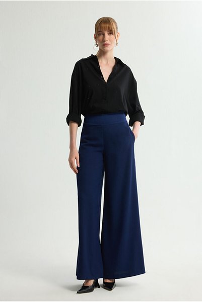 Wide Leg Trousers