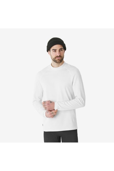 Wedze Men's Thermal Top Ski Underwear - White - Bl 500