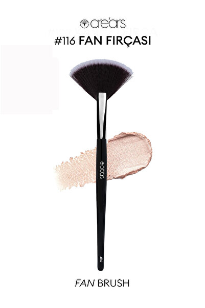 Четка лепеза Cre’Ars Fan Brush #116
