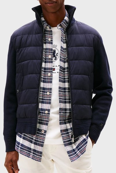 Quilted Regular Fit Stand-up Collar Jacket Men's JACKET MW0MW40774 DW5