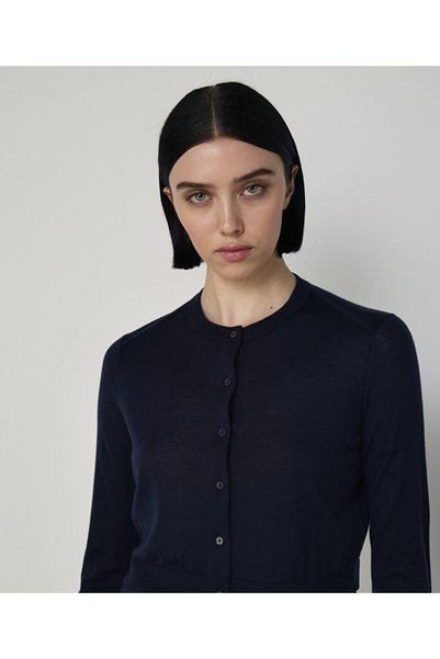 BASIC WOOL KNIT CARDIGAN