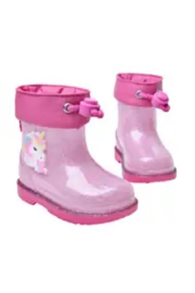 Bimbi Unicornio Glıtter Fuchsia Girls' Rain Boots
