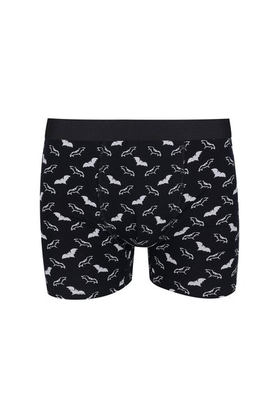 Men's Single Patterned Cotton Boxers