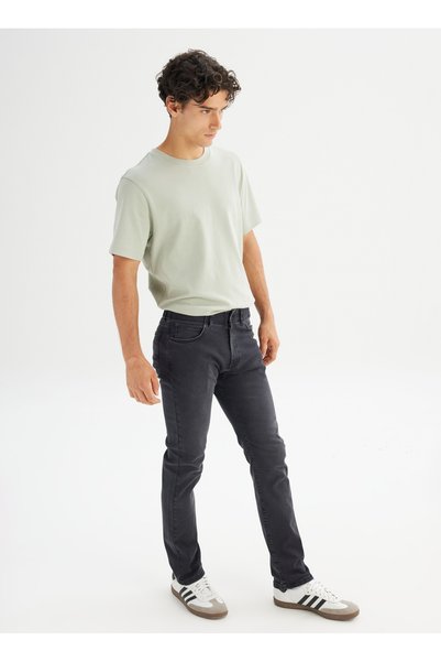 Normal Bel Slim Fit Dark Navy Blue Men's Denim Trousers L72A0001536 Navy Blue Denim Pant